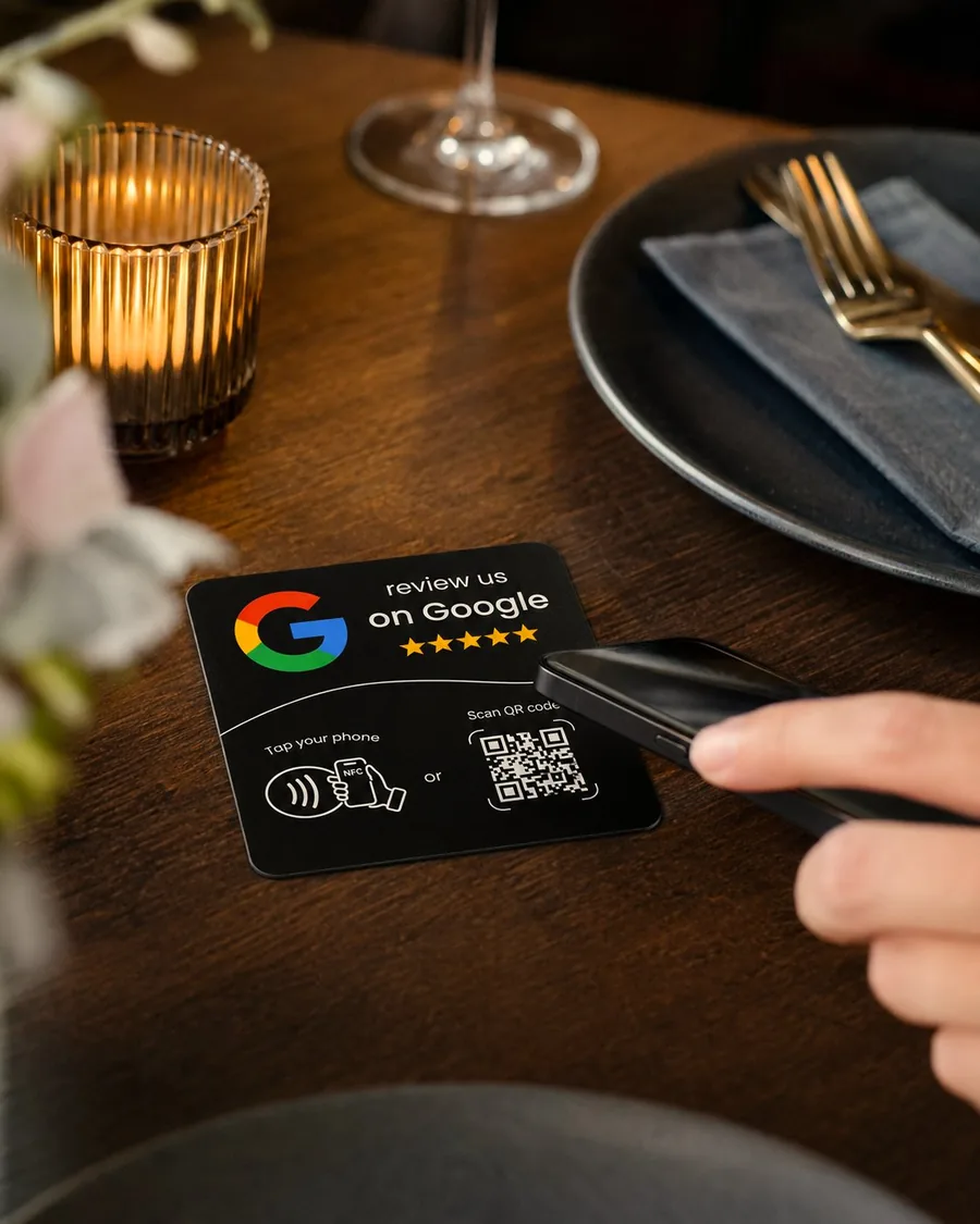 Restaurant - Tag NFC sur table